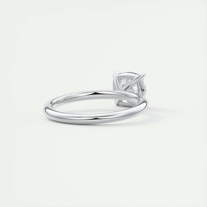 2 CT Cushion Hidden Halo CVD F/VS1 Diamond Engagement Ring
