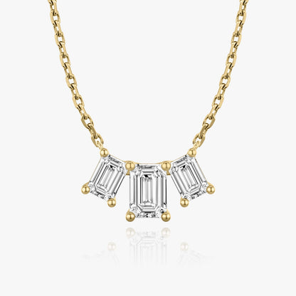 2.0 TC Emerald CVD F/VS Diamond Necklace