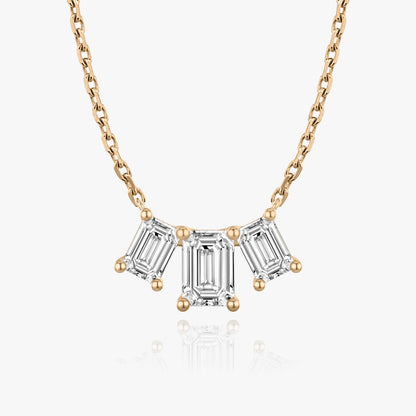 2.0 TC Emerald CVD F/VS Diamond Necklace