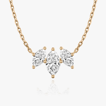 2.0 TC Marquise CVD F/VS Diamond Necklace
