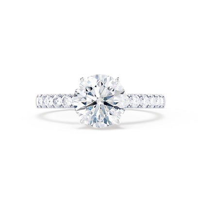 1.20 CT Round Solitaire CVD F/VS1 Diamond Engagement Ring