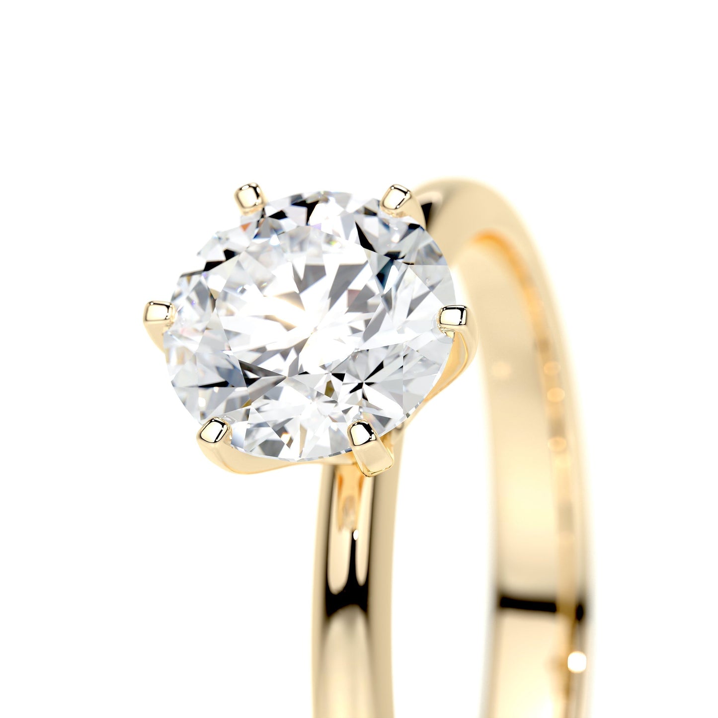 1.0 CT Marquise Solitaire CVD F/VS2 Diamond Engagement Ring