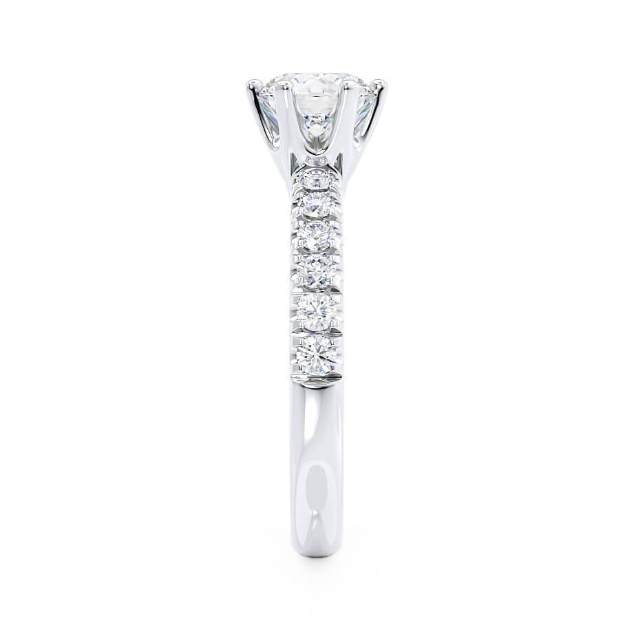 1.90 CT Round Solitaire CVD E/VS2 Diamond Engagement Ring