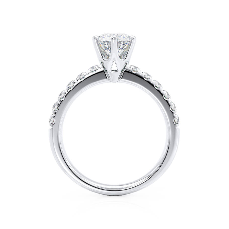 1.90 CT Round Solitaire CVD E/VS2 Diamond Engagement Ring