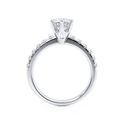 1.90 CT Round Solitaire CVD E/VS2 Diamond Engagement Ring