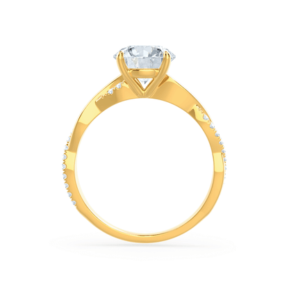 1.20 CT Round Solitaire CVD F/VS2 Diamond Engagement Ring