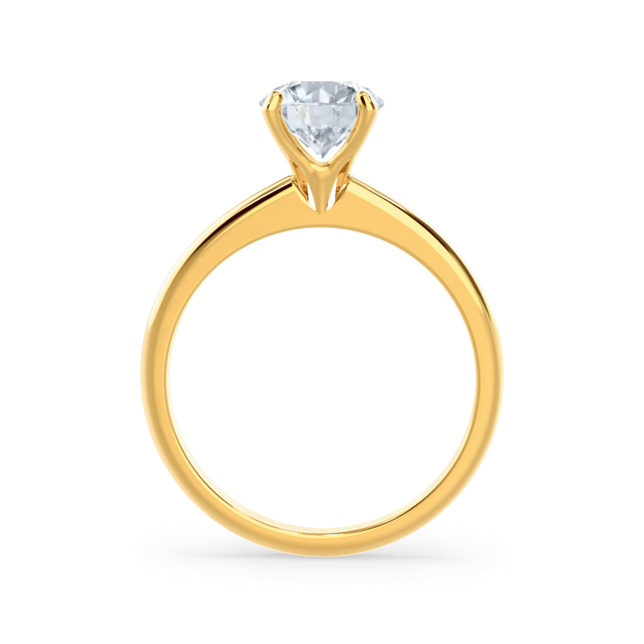 1.20 CT Round Solitaire CVD F/VVS1 Diamond Engagement Ring