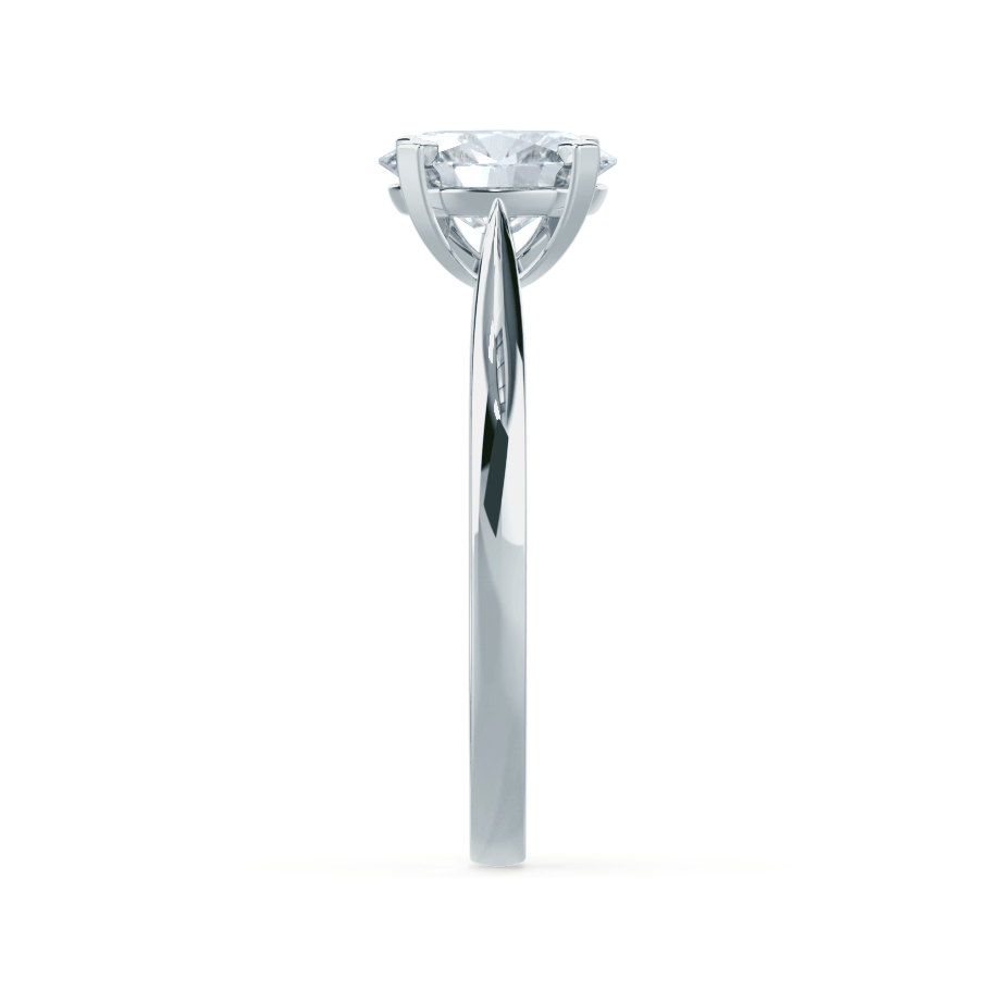 1.50 CT Oval Solitaire CVD E/VVS1 Diamond Engagement Ring