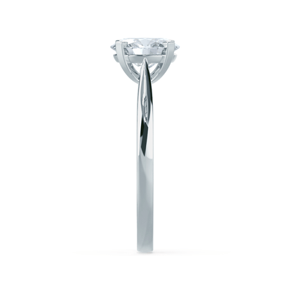 1.50 CT Oval Solitaire CVD G/VS1 Diamond Engagement Ring