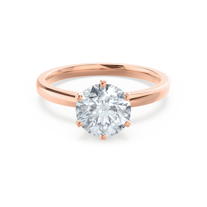 1.50 CT Round Solitaire CVD E/VVS1 Diamond Engagement Ring