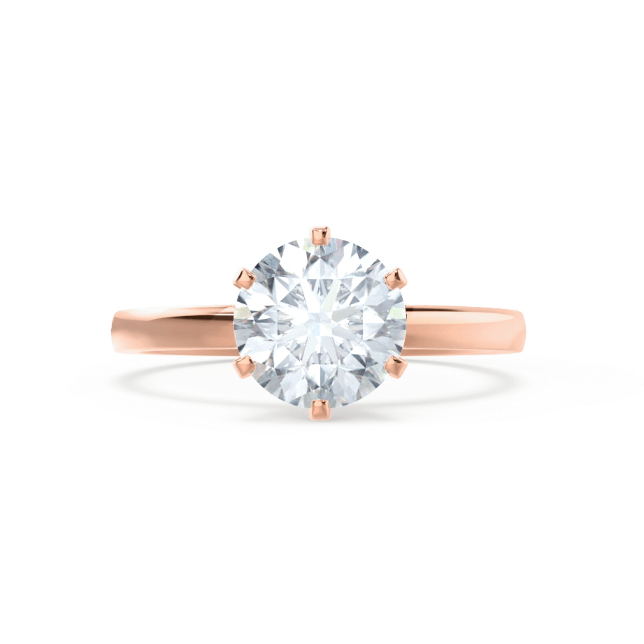 1.50 CT Round Solitaire CVD E/VVS1 Diamond Engagement Ring