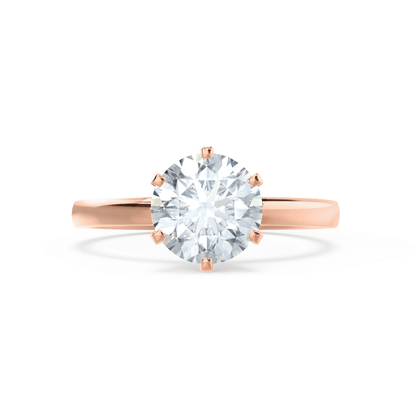 1.50 CT Round Solitaire CVD E/VVS1 Diamond Engagement Ring