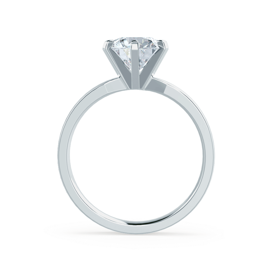 1.50 CT Round Solitaire CVD F/VVS1 Diamond Engagement Ring