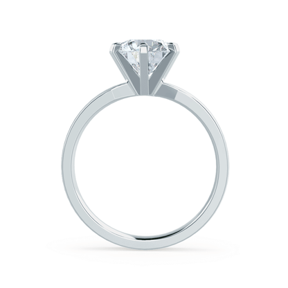 1.50 CT Round Solitaire CVD F/VVS1 Diamond Engagement Ring