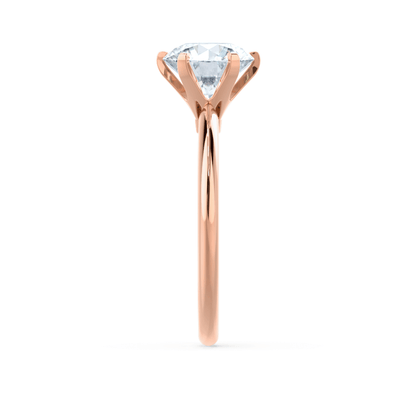 2.50 CT Round Solitaire CVD E/VVS1 Diamond Engagement Ring