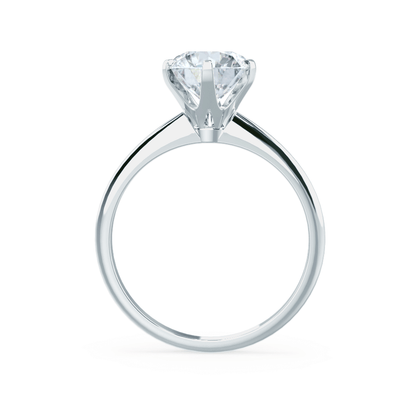 2.50 CT Round Solitaire CVD F/VS1 Diamond Engagement Ring