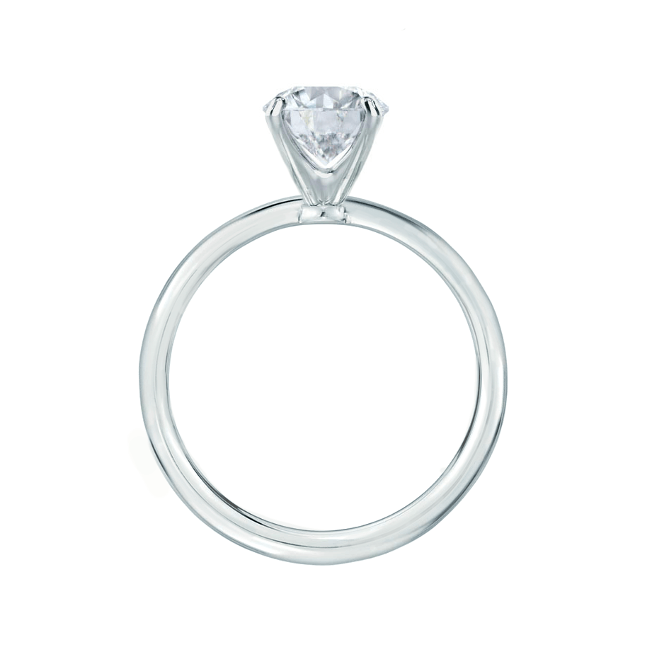 1.0 CT Round Solitaire CVD G/VS2 Diamond Engagement Ring