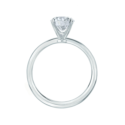 1.0 CT Round Solitaire CVD G/VS2 Diamond Engagement Ring