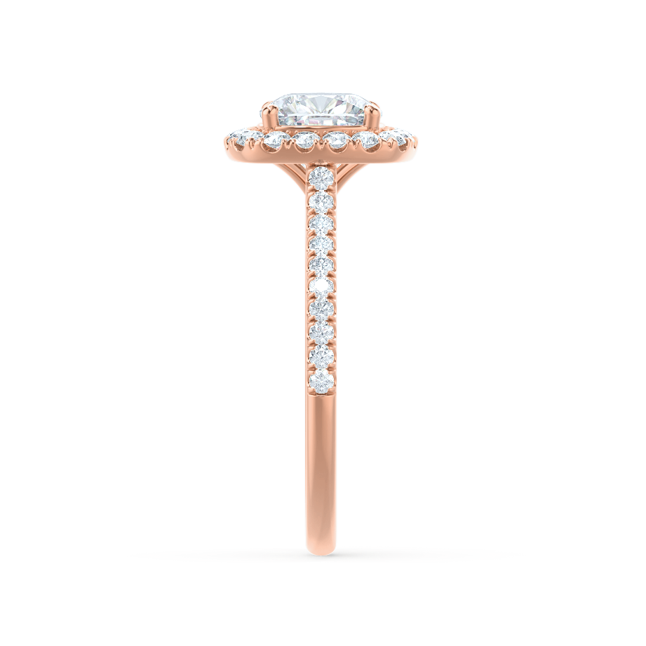 1.20 CT Cushion Halo CVD G/VVS1 Diamond Engagement Ring