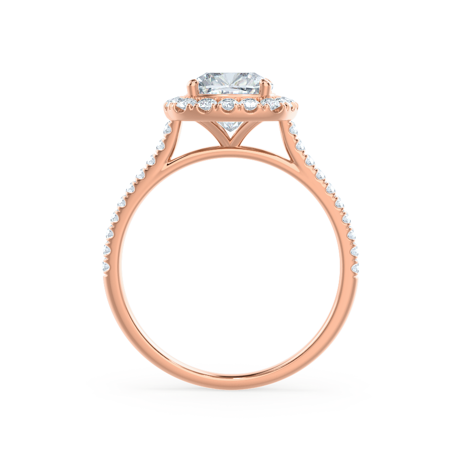 1.20 CT Cushion Halo CVD G/VVS1 Diamond Engagement Ring