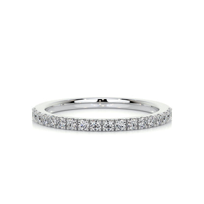 0.3ct Round EF- VVS Diamond Half Eternity Wedding Band