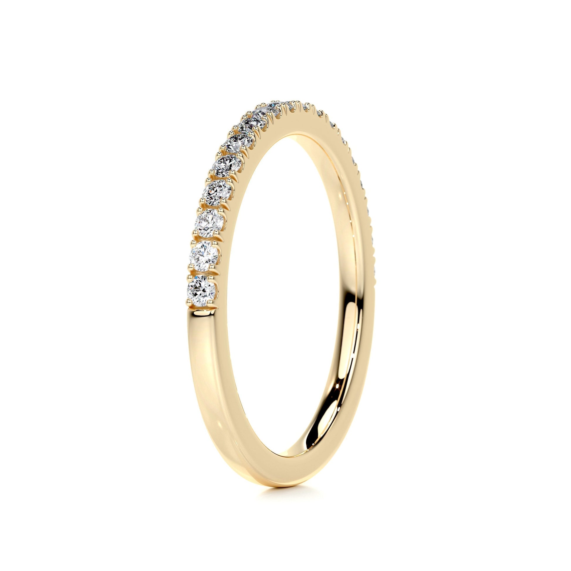 0.3ct Round EF- VVS Diamond Half Eternity Wedding Band