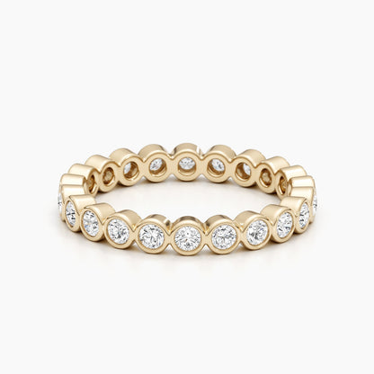 1.65 TCW Round Stones Full Eternity Wedding Band